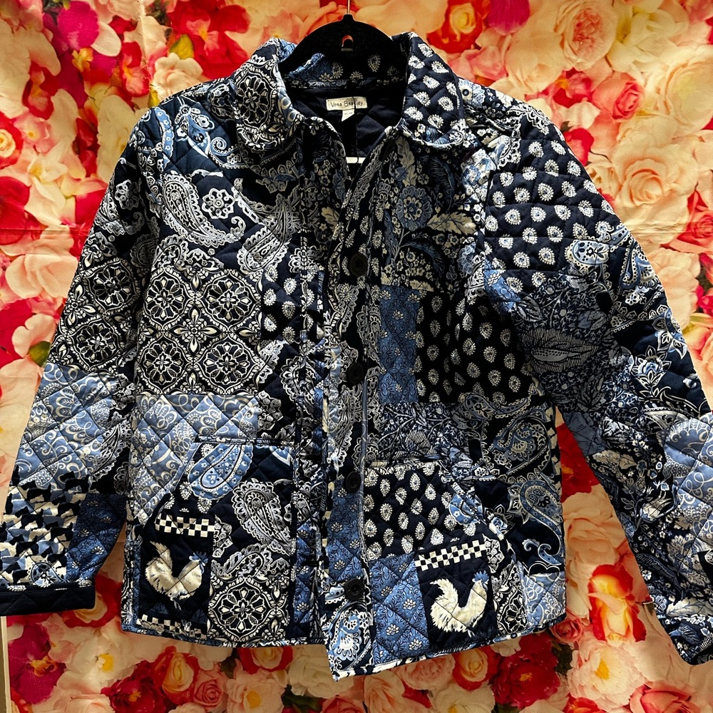 Vera Bradley Quilted Jacket with Pockets
